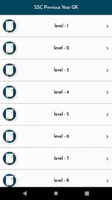 SSC Previous Year GK In Hindi Offline android App screenshot 2